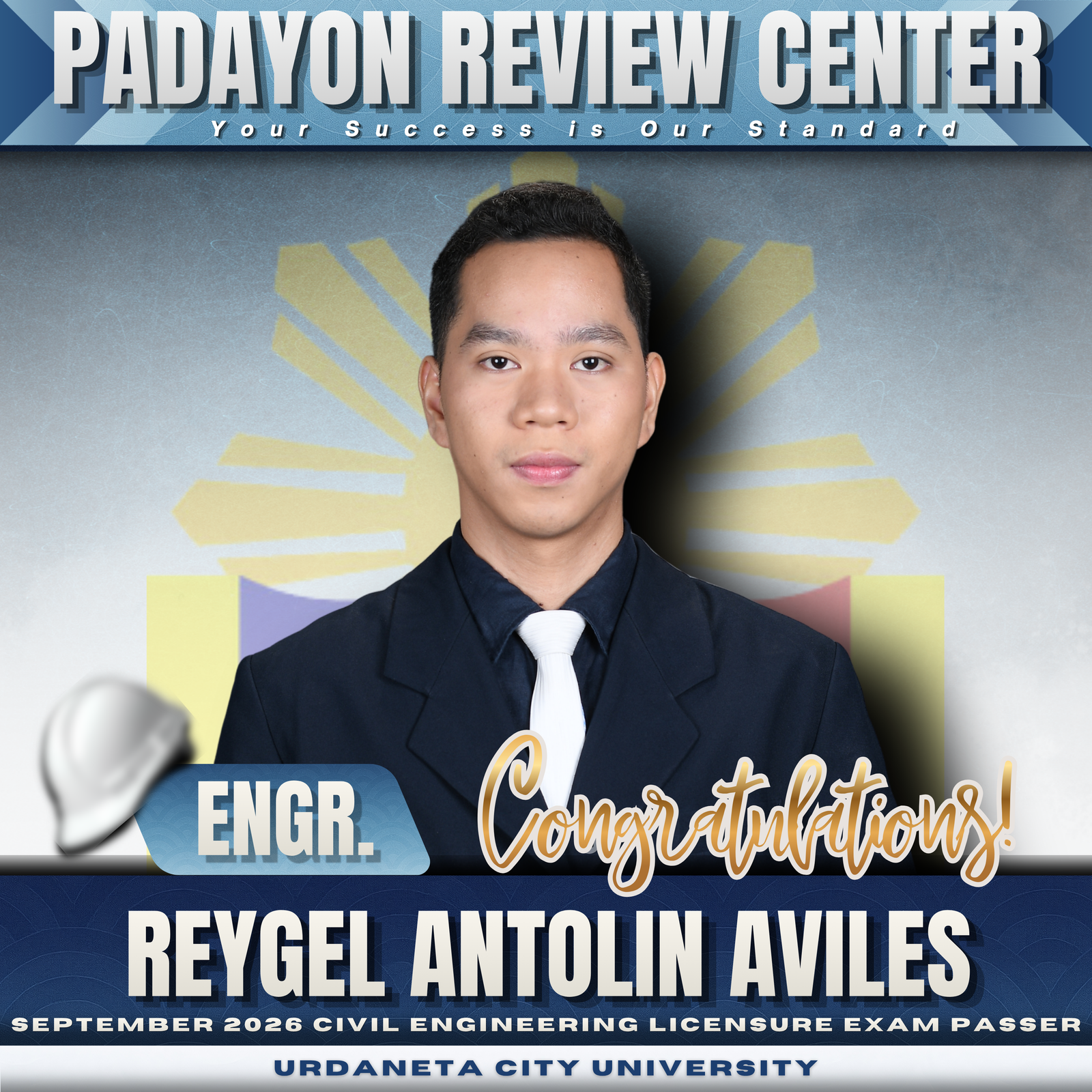 Engr. Reygel Antolin Aviles — CELE Board Passer