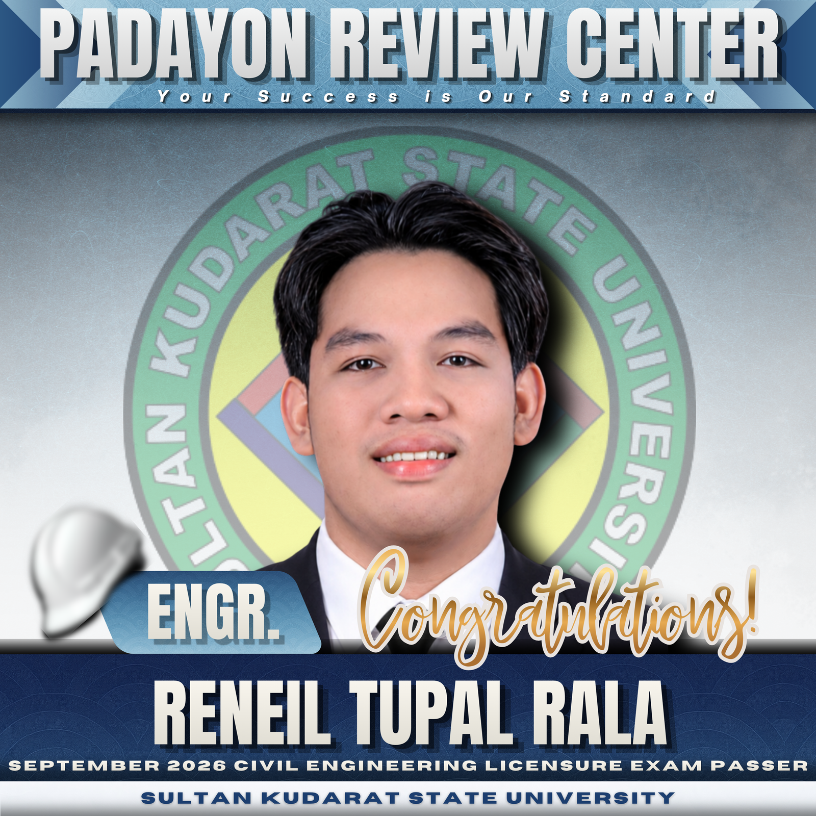 Engr. Reneil Tupal Rala — CELE Board Passer