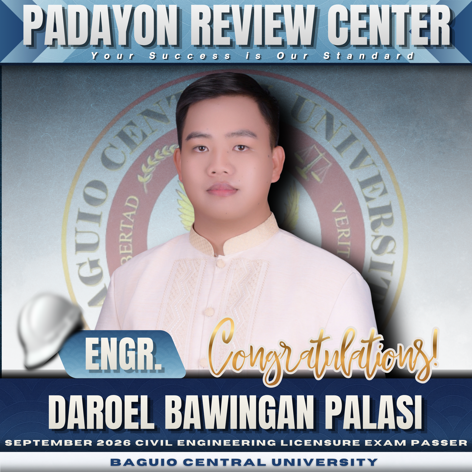 Engr. Daroel Bawingan Palasi — CELE Board Passer