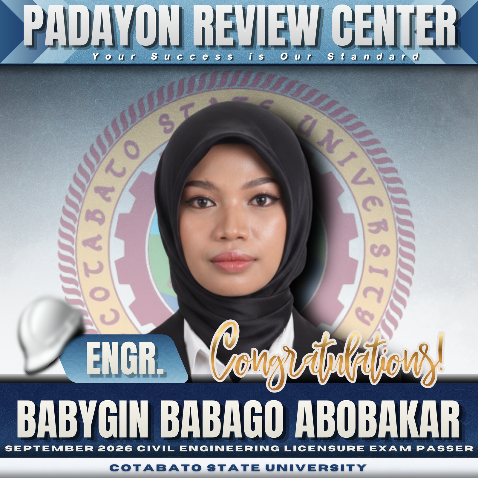 Engr. Babygin Babago Abobakar — CELE Board Passer