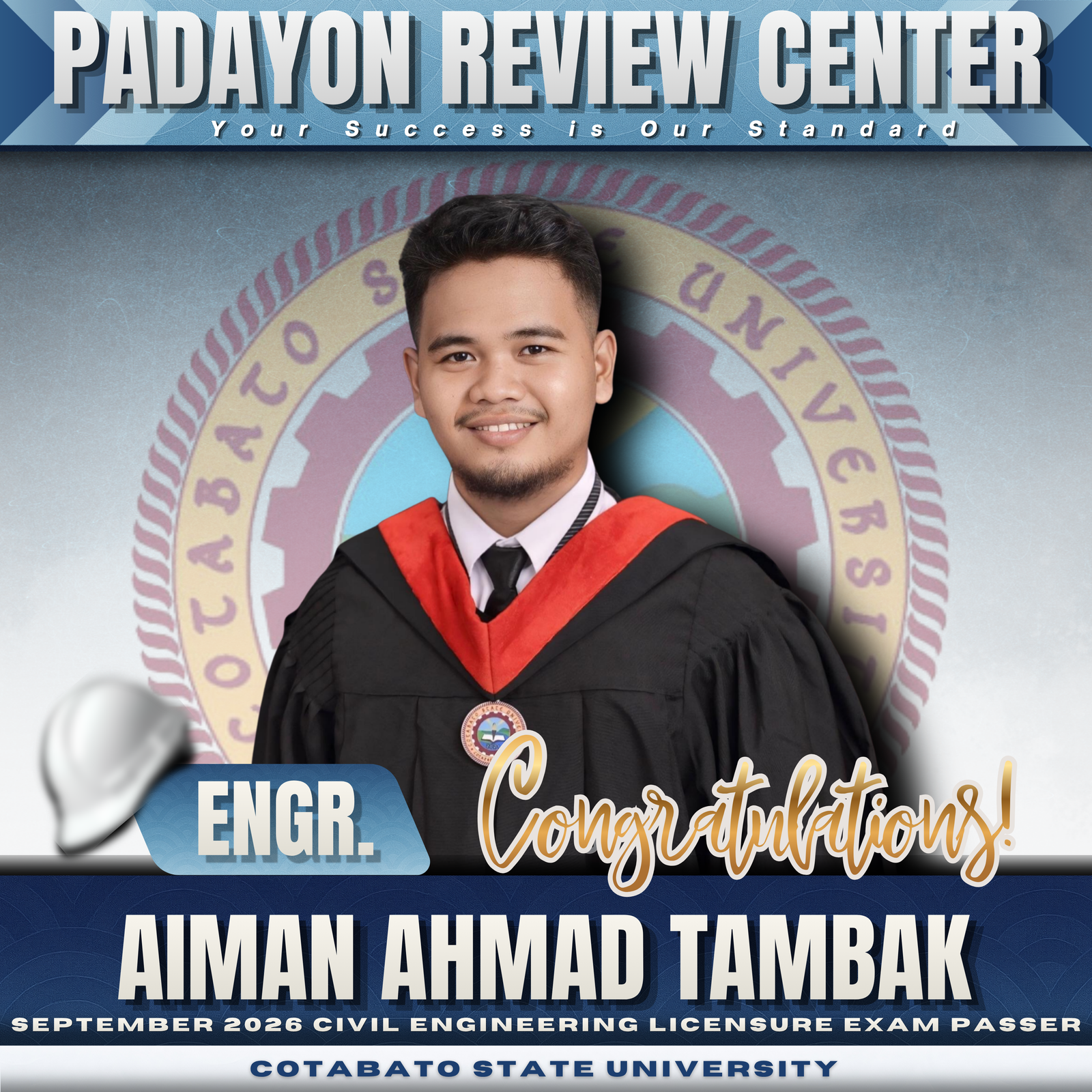 Engr. Aiman Ahmad Tambak — CELE Board Passer