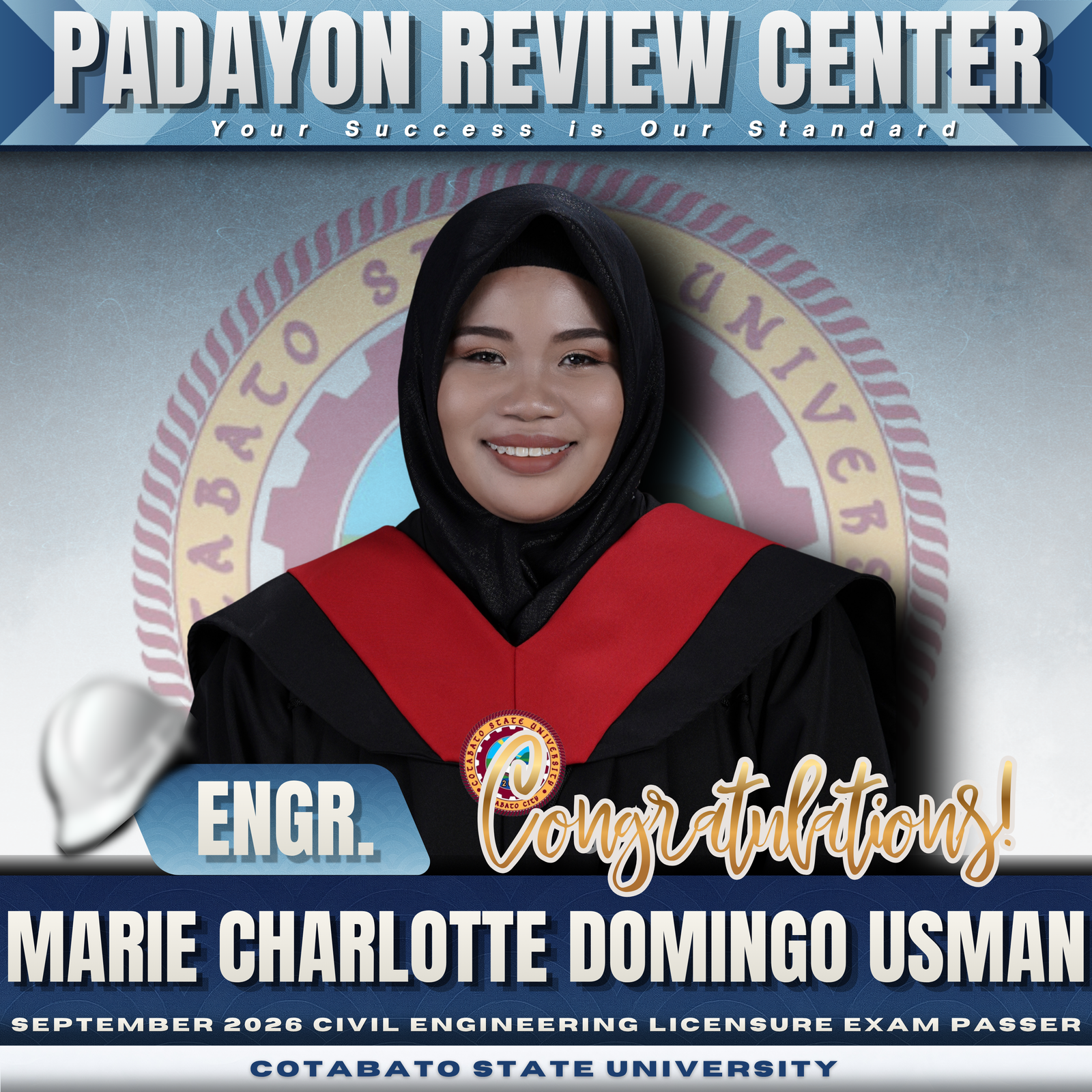 Engr. Marie Charlotte Domingo Usman — CELE Board Passer